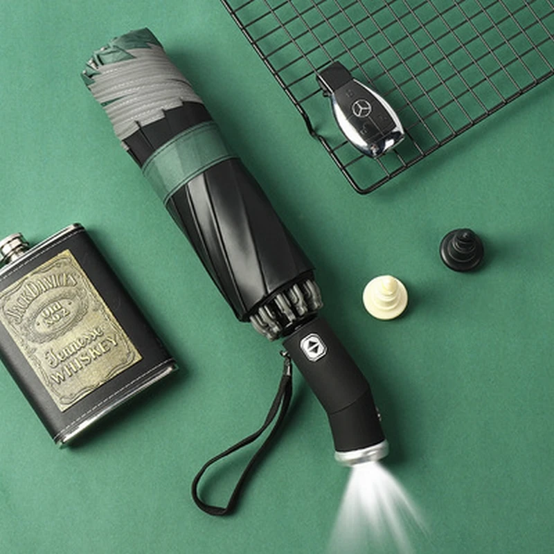 Креативный автоматический зонт виниловые светодиодные фонари Защита от солнца