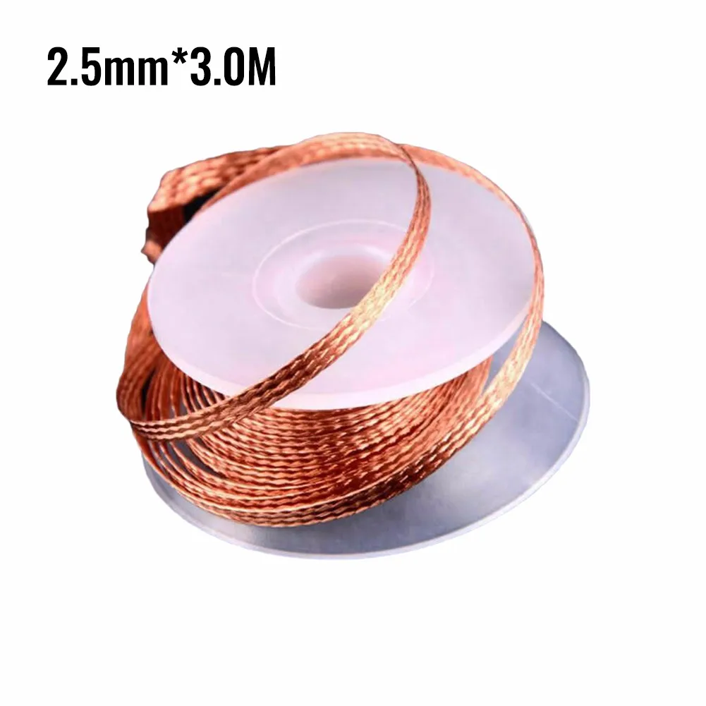 

Welding Suction Line Desoldering Solder Remover Wick Wire Lead Cord Improve the Speed of Cleaning PCB Pad