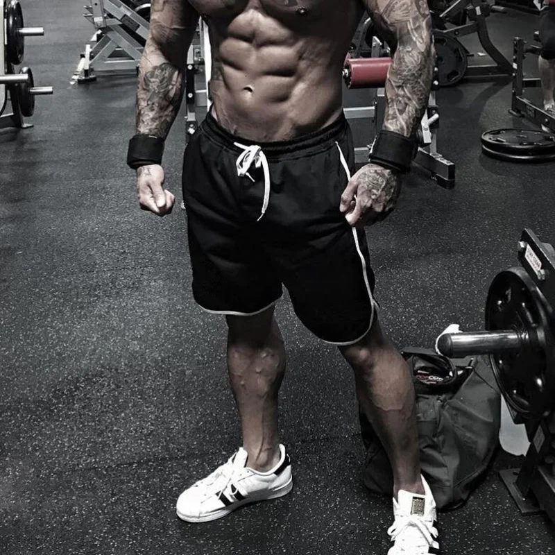 Мужские сетчатые шорты-карго летние модные военные шорты для фитнеса пляжные