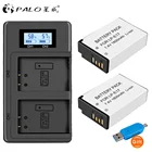 PALO камера батарея для Canon LP-E17 LP-E12 LP-E10 LP-E8 LP-E6 LP-E5 батарея с ЖК-зарядным устройством для LPE8 LPE17 LPE10 батареи