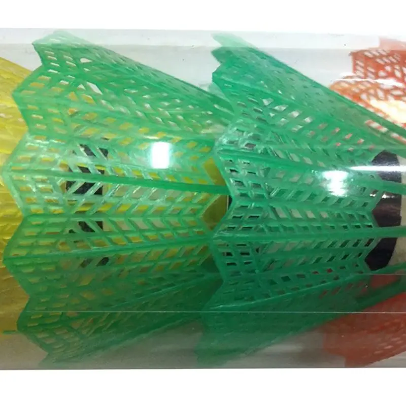 Воланы для бадминтона пластиковые 12 шт. | Спорт и развлечения