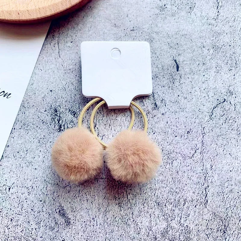 Детские эластичные резинки для волос с шариками девочек ясельного возраста