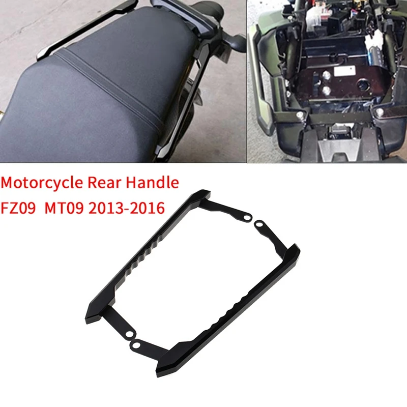 Мотоцикл CNC алюминиевое заднее ПАССАЖИРСКОЕ СИДЕНЬЕ С ручной ручкой поручень для