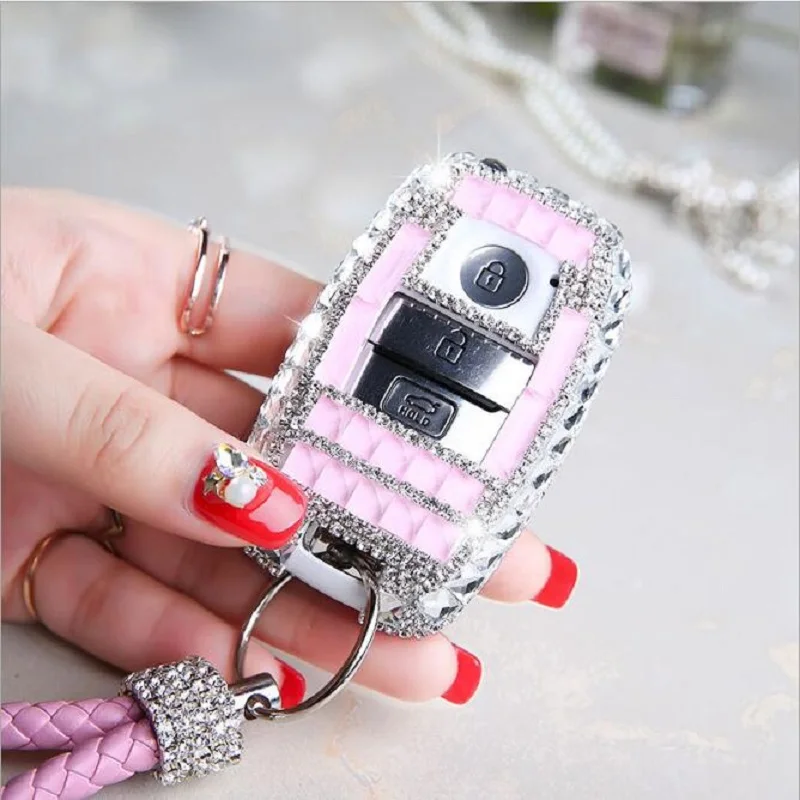 Алмазный кристалл автомобильный смарт ключ чехол Чехол для Kia KX3/ KX5/ K3S/