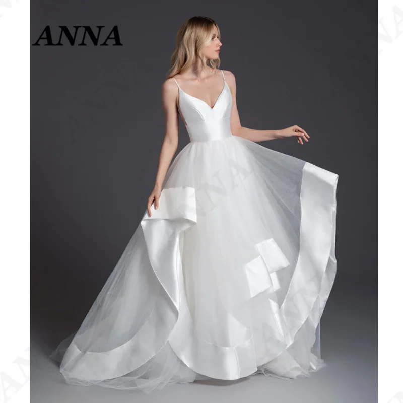 

Женское свадебное платье на молнии, с V-образным вырезом