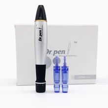 Электрический Dr. pen Ultima A1-C полумерманентная вышивка татуировки пистолет с 12 булавки иглы картриджи Авто Микро прокатки Дерма терапия