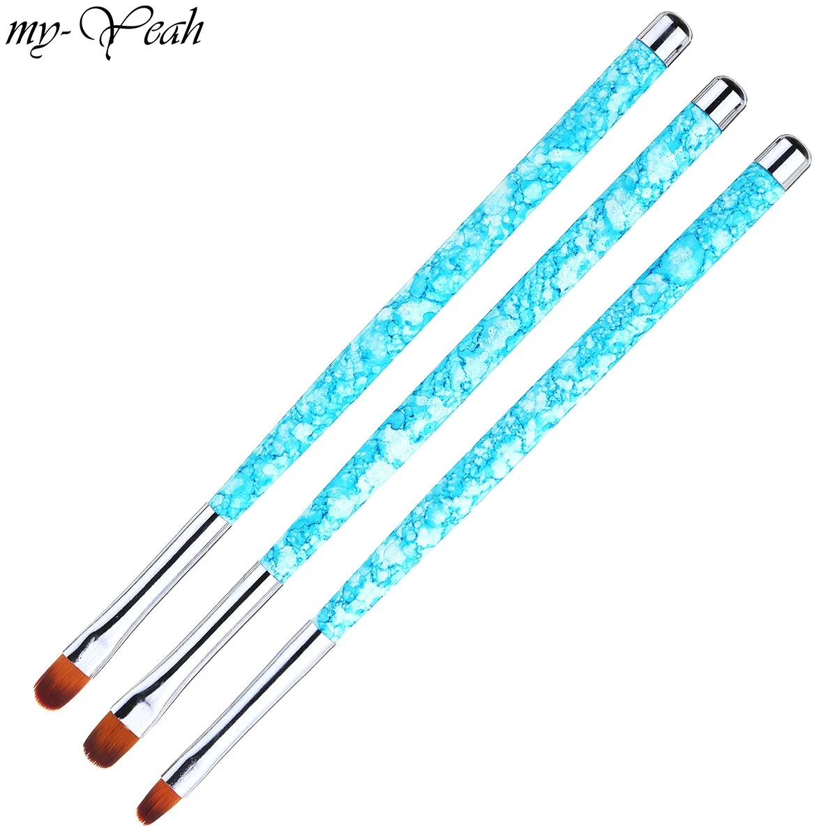 3 шт./компл. дизайн ногтей акриловая УФ гель Расширение строитель Лепесток