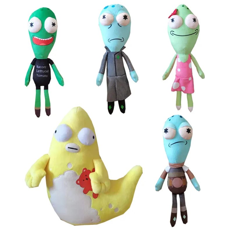 

Kawaii солнечные противоположные плюшевые куклы мультфильм аниме инопланетянин плюшевая кукла милая Корво Мари юйулак Джесси Пупа куклы пода...