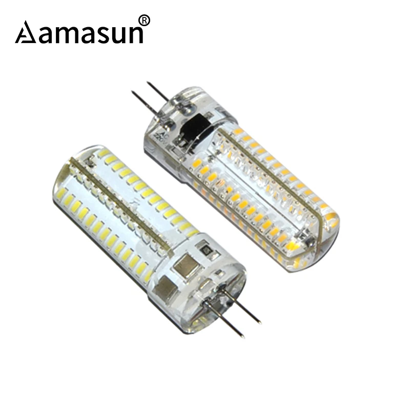 10 шт. G4 SMD3014 3 Вт 4 5 6 9 Светодиодная лампа для кукурузы AC220V силиконовая лампада