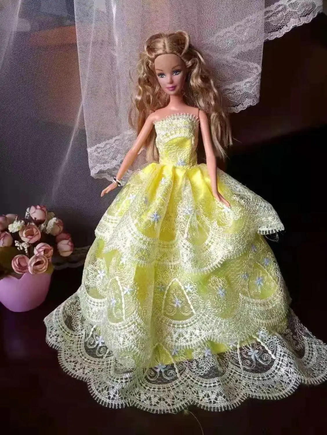 Кукла принцессы платье одежда кукла модная формальная ручной работы наряд для 30