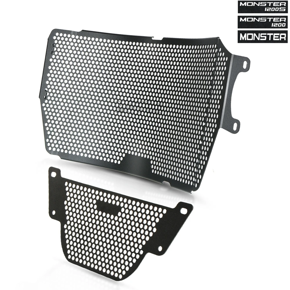 

For Ducati Monster1200 2013-2020 Monster 1200 25 Anniversario 2020+ Motorcycle Radiator Grille Guard Oil Cooler Protection Cover
