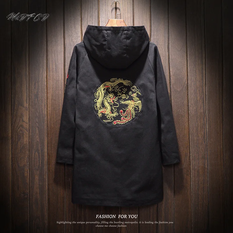 Длинная зимняя куртка для мужчин модное повседневное утепленное пальто из