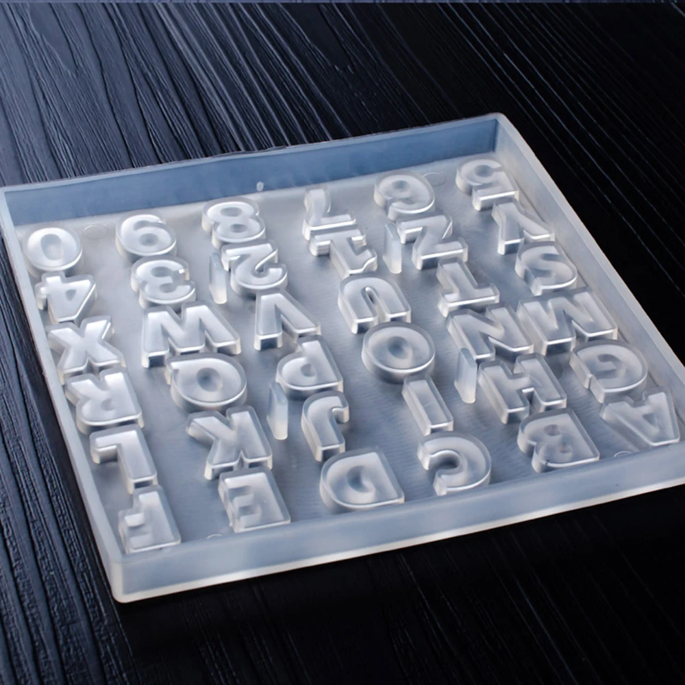 

3D DIY Silicone Mold Creative Numbers and Letters Design Shaped Handmade Cake Decorating Mould Alphabet Garland Fondant Molds