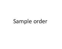 customized sample order cost