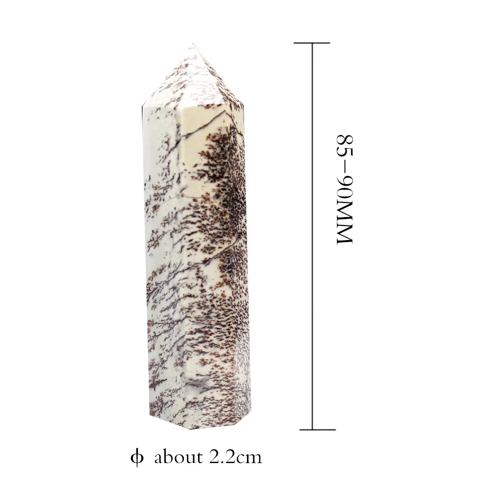AP 1 шт. Хрустальная трава Нефритовая колонна восстанавливающий энергию камень