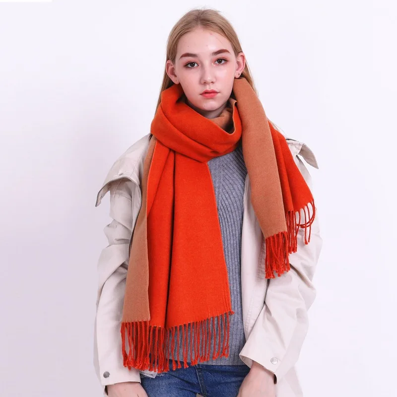 

Winter Scarf tessel Soft Warm Pashmina Scarves Female Shawl Wraps Bufanda borla echarpe hiver cicartiz invierno mujer cacheco