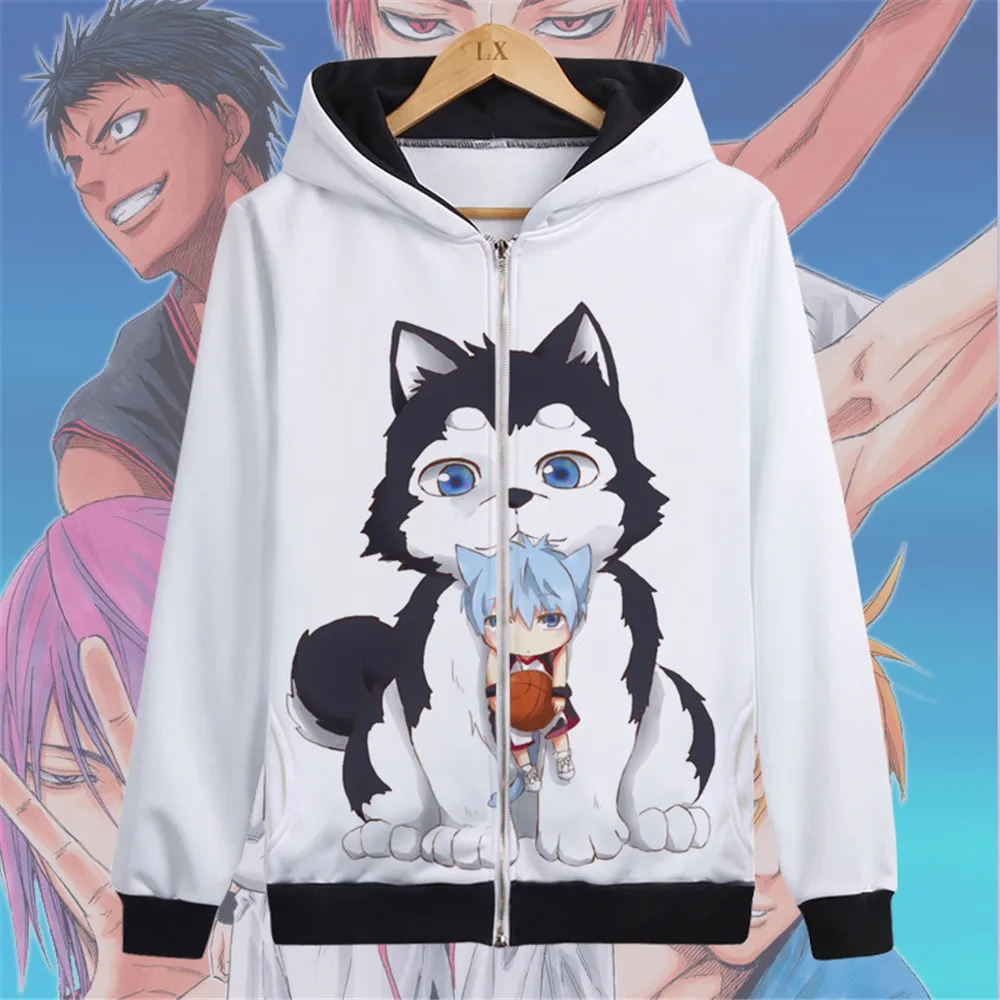 Аниме Kuroko no Basuke Tetsuya толстовки Косплей вечеринка костюм с капюшоном пальто