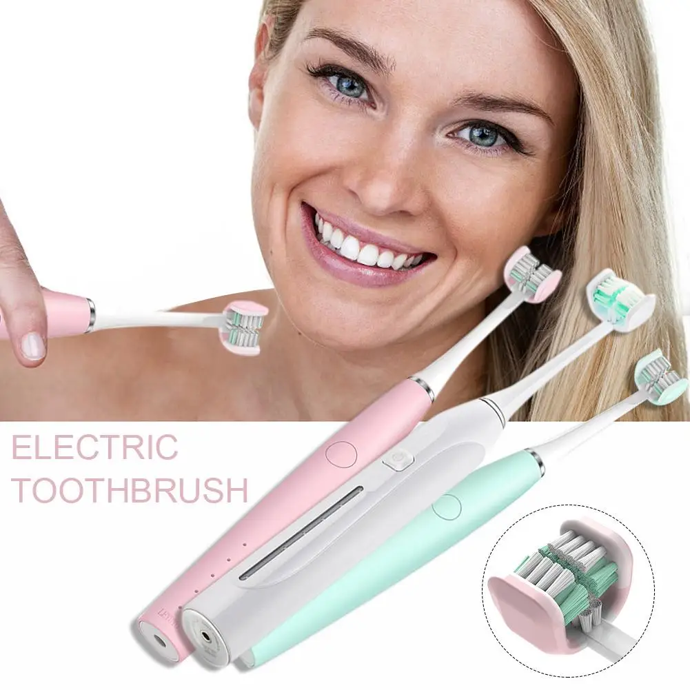 Электрическая зубная щетка USB зарядка перезаряжаемая моющаяся электронная