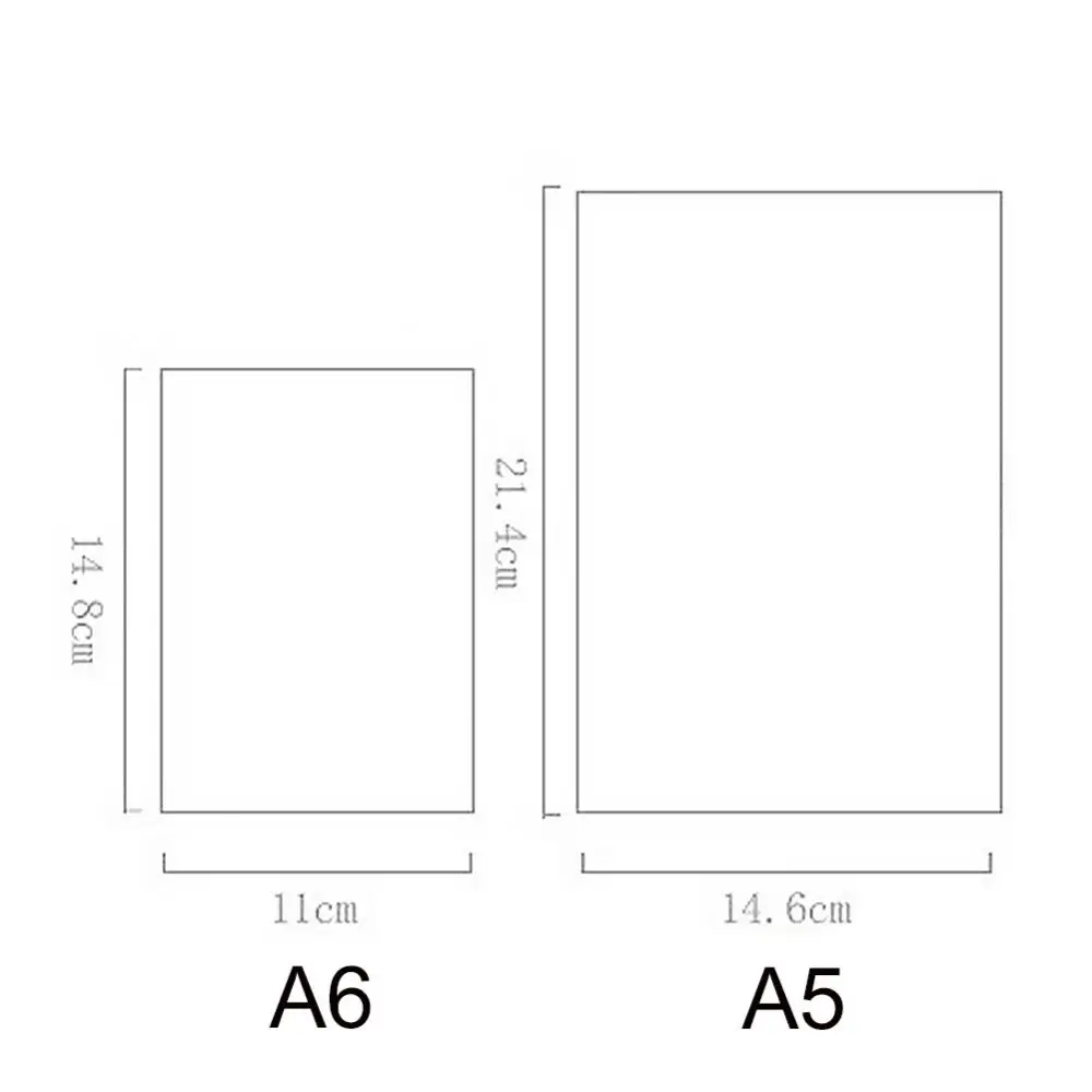 

A5/A6 Notebook Spiral Book Coil To Do Notebook Sketchbook Blank Grid Line Paper Diary Stationery rocketbook cuaderno de viaje