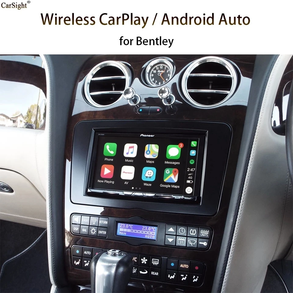 

Wifi беспроводной Apple CarPlay Android автомобильный декодер интерфейса для Bentley Flying прямой Continental 2014 2015 2016 2017 2018