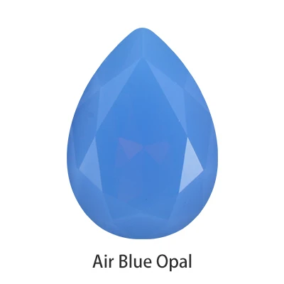 Air Blue Opal Необычная красочная опал серии Прямая K9 хрустальные стразы объемные Стразы для рукоделия клея на одежде, ремесла, ювелирные изделия - Цвет: Air Blue Opal