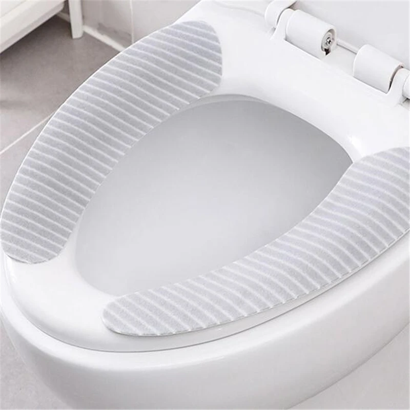 3 пары скандинавских ковриков для унитаза круглые вставки универсальные