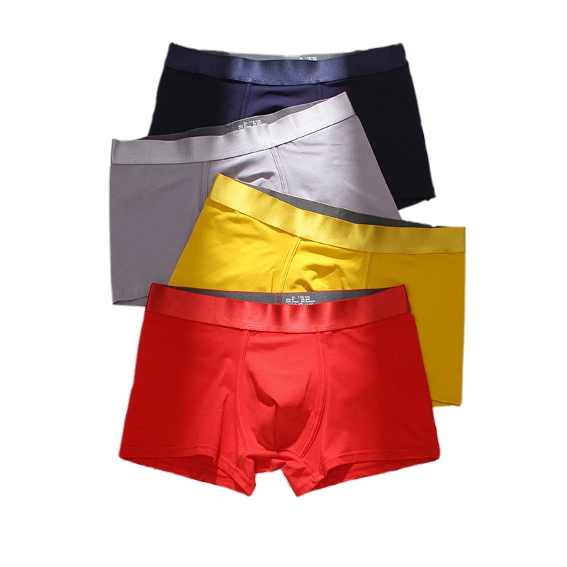 Трусы боксеры мужские из 2021 хлопка нижнее белье дышащие мягкие шорты для мужчин