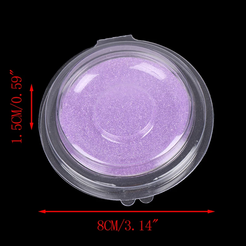 10 шт./компл. коробка для упаковки ресниц пустая круглая пластиковая Прозрачная