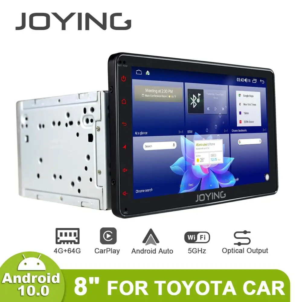 8 дюймов Android10 автомобиль радио головное устройство для Toyota