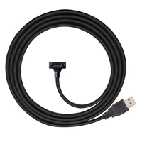 black down angled 90 degree micro usb screw mount to usb 3 0 data cable for industrial camera 5m 3m 1 2m