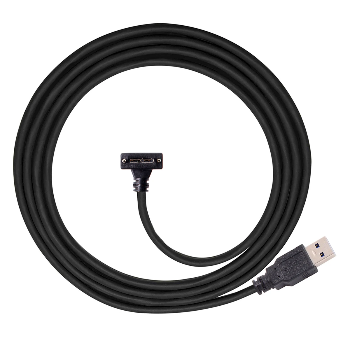 Chenyang кабель CY 5 м 90 градусов вниз угловой микро USB винт крепление к 3 0 кабелю