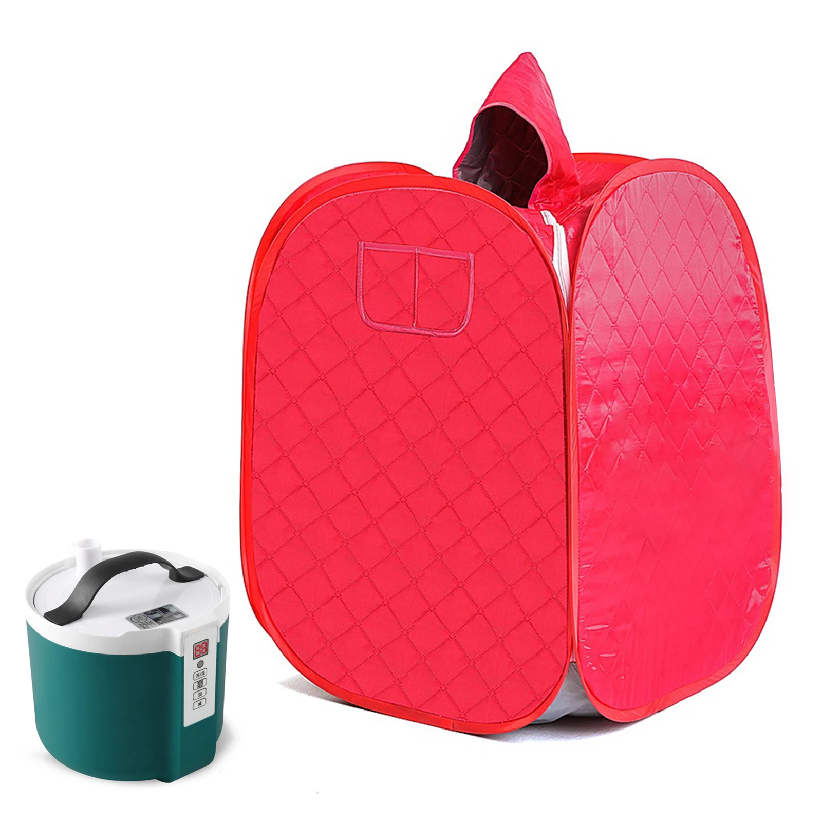 

Portable Sauna Tent Steamer Pot Spa sauna Room Electric Sauna Steam Kit Timer Foldable Folding Bathroom Outdoor Sauna Steam Tent
