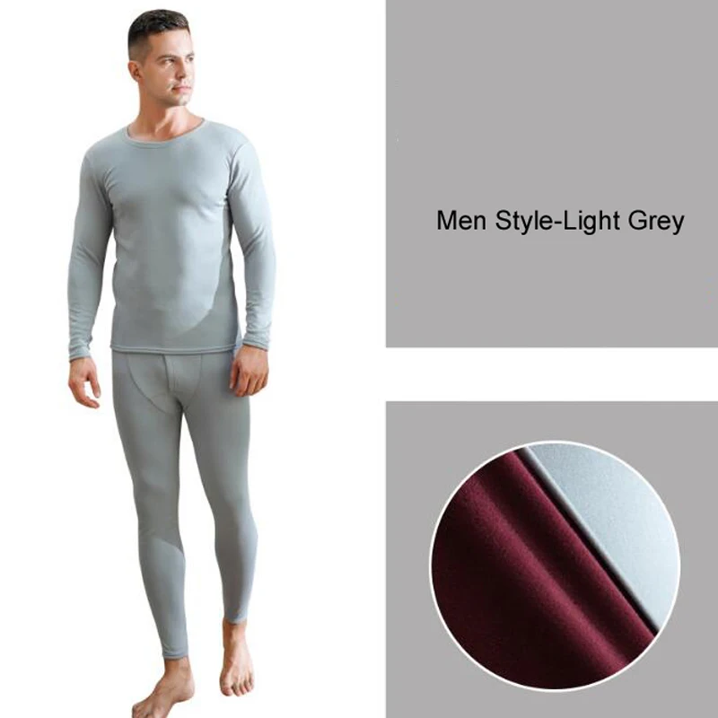 Вельветовое плотное теплое термобелье набор подштанников для мужчин и женщин