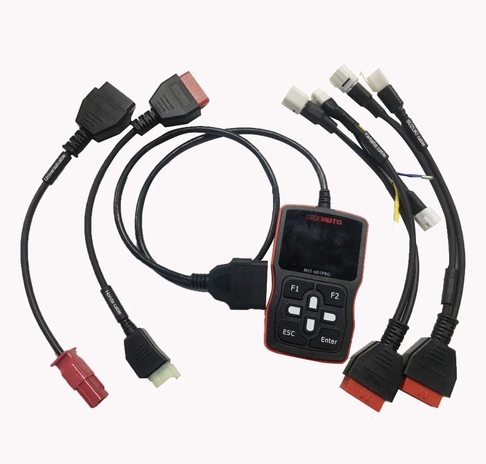 Универсальный OBD2 сканер считыватель кодов MST601PRO диагностический мотоцикла для