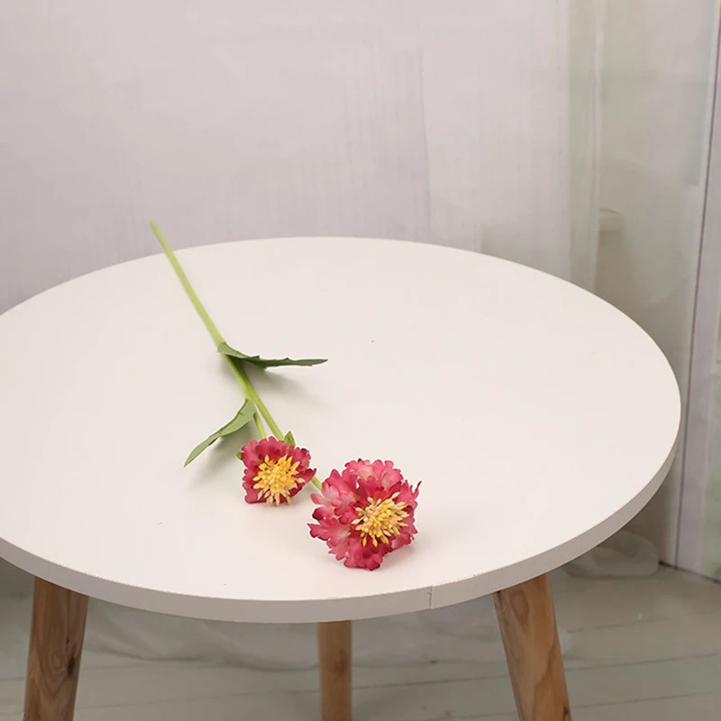 

1pc Pine Cordyceps Artificial Silk Flower Home Display Small Wild Chrysanthemum for Wedding Party Flower Arrangement Ornaments