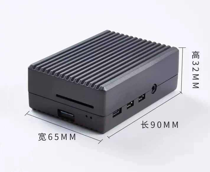 

luminum Alloy Metal Case Cooling Heatsinks Black Silver Fit For Raspberry Pi 4 Metal Enclosure Protective Box Shell Case