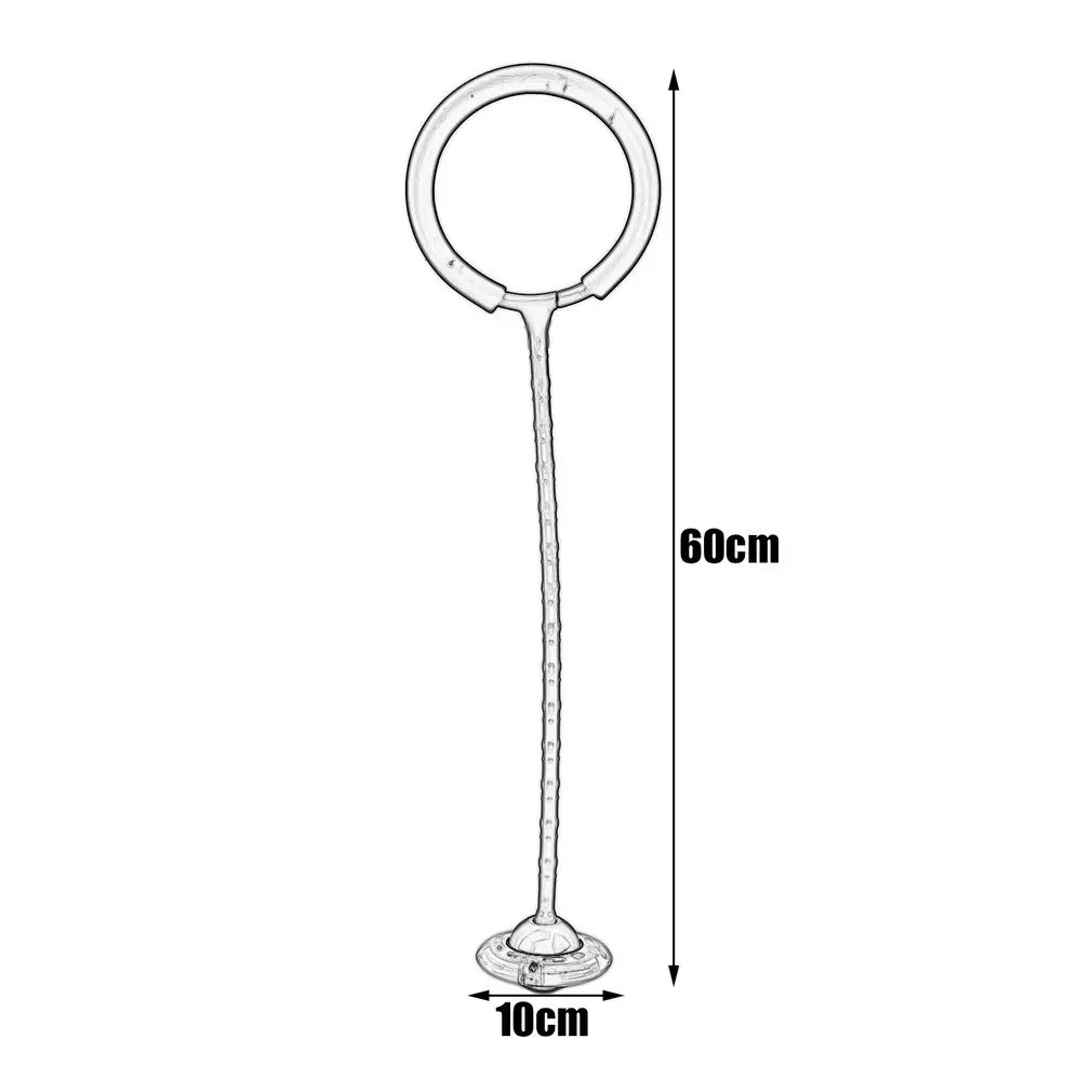 

2019 OCDAY Jumping Ring Ball for Children Adult Sport Gaming Fitness Bouncing Ball ABS Throw Foot Ball Toys Creative ABS Unisex