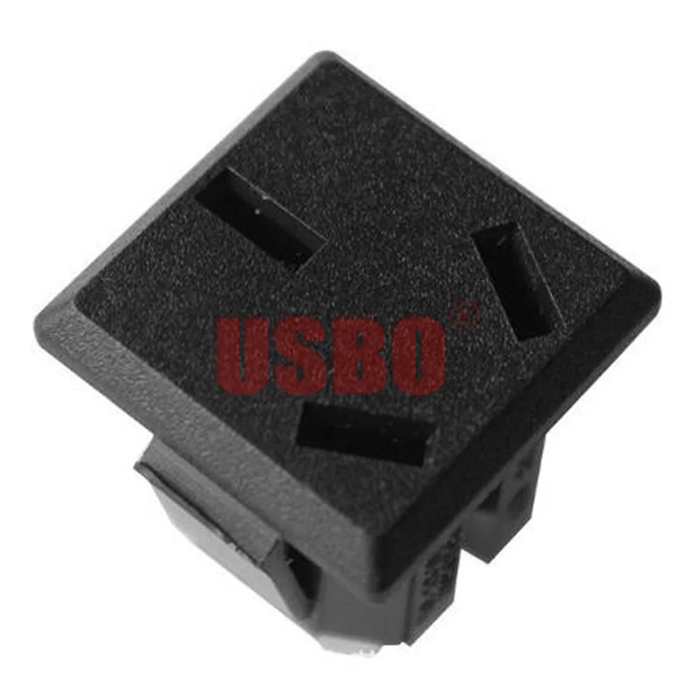 Универсальная электрическая розетка переменного тока 10 А 250 В 3 контакта |