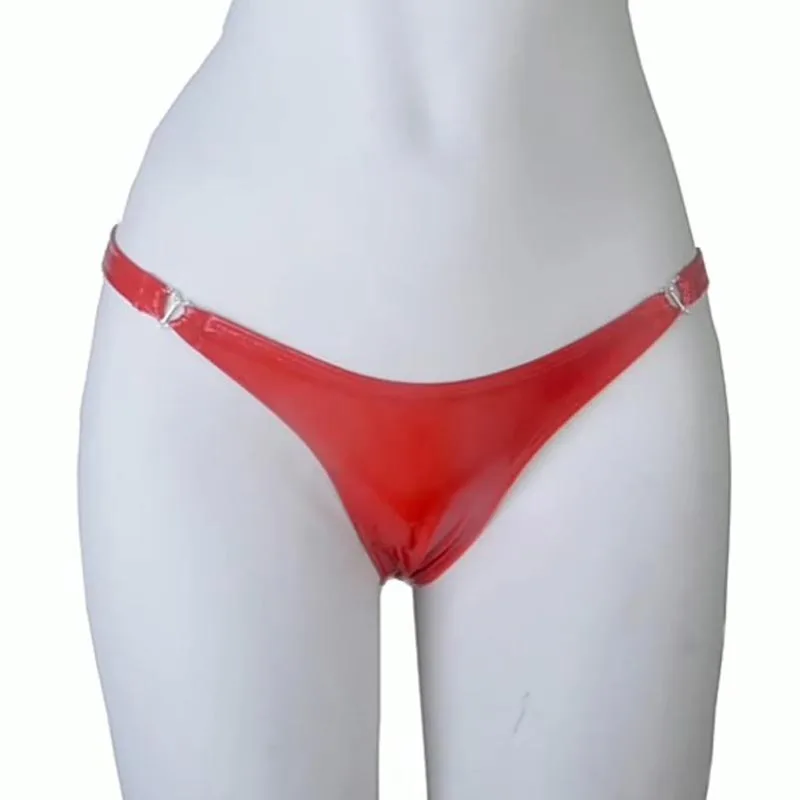 Женские трусики-танга из искусственной кожи фетиш нижнее белье | Тематическая