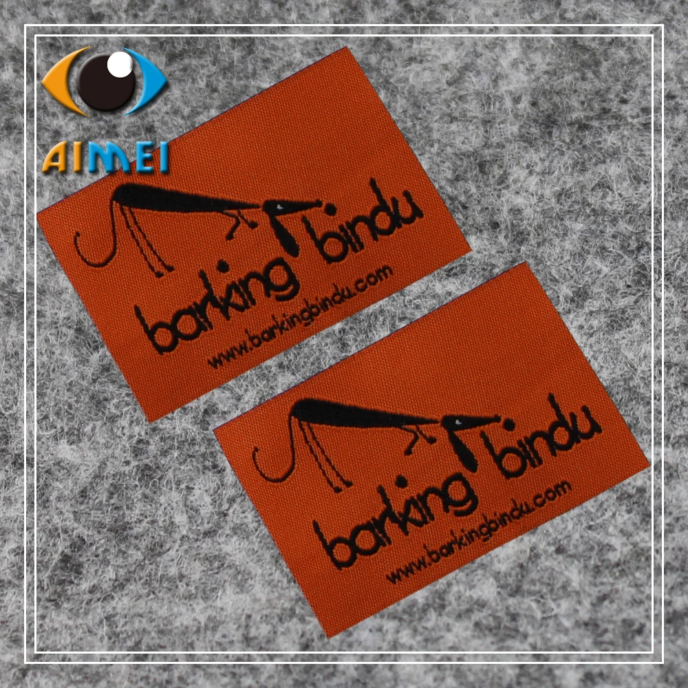 Пользовательские тканые этикетки для одежды тканевые шитья индивидуальный