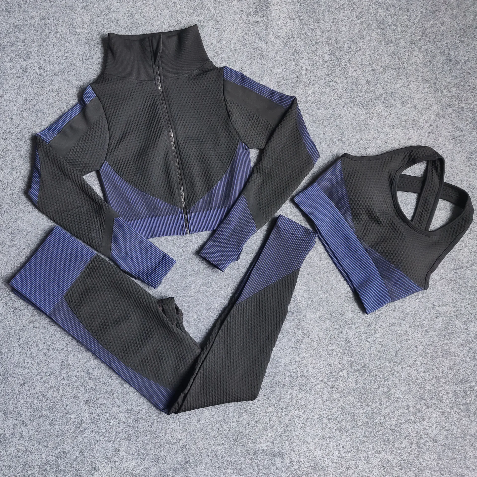 Tracksuits Women Yoga Bra Pants Suit Fitness Sport Set Leggings Gym Running Workout Clothing Tracksuit X | Спорт и развлечения