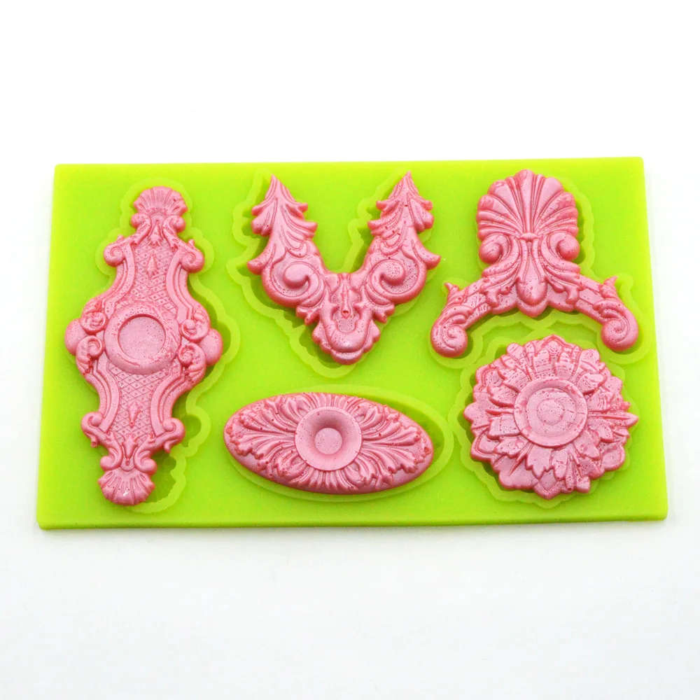 Новый европейский рельеф помадка торт силиконовые формы на день рождения