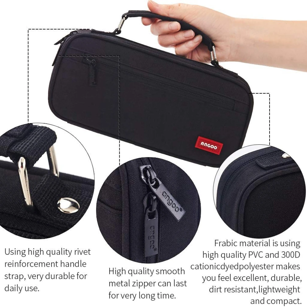 

Big Capacity Pencil Pen Case Office College School Large Storage High Capacity Bag Pouch Holder Box Organizer Blue New Arrival