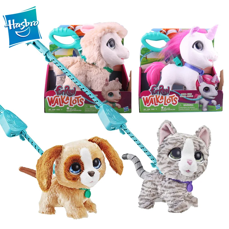 

Игрушка Hasbro FurReal Pet, подвижные плюшевые альпака, единорог, кошки, собаки, милые животные, гуляют, куклы, детские подарки