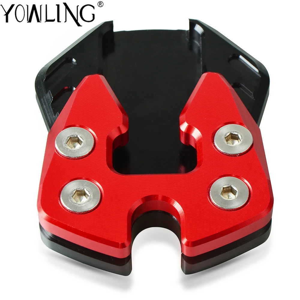 Выдвижная подставка для мотоцикла с плоскими ножками и боковой подставкой