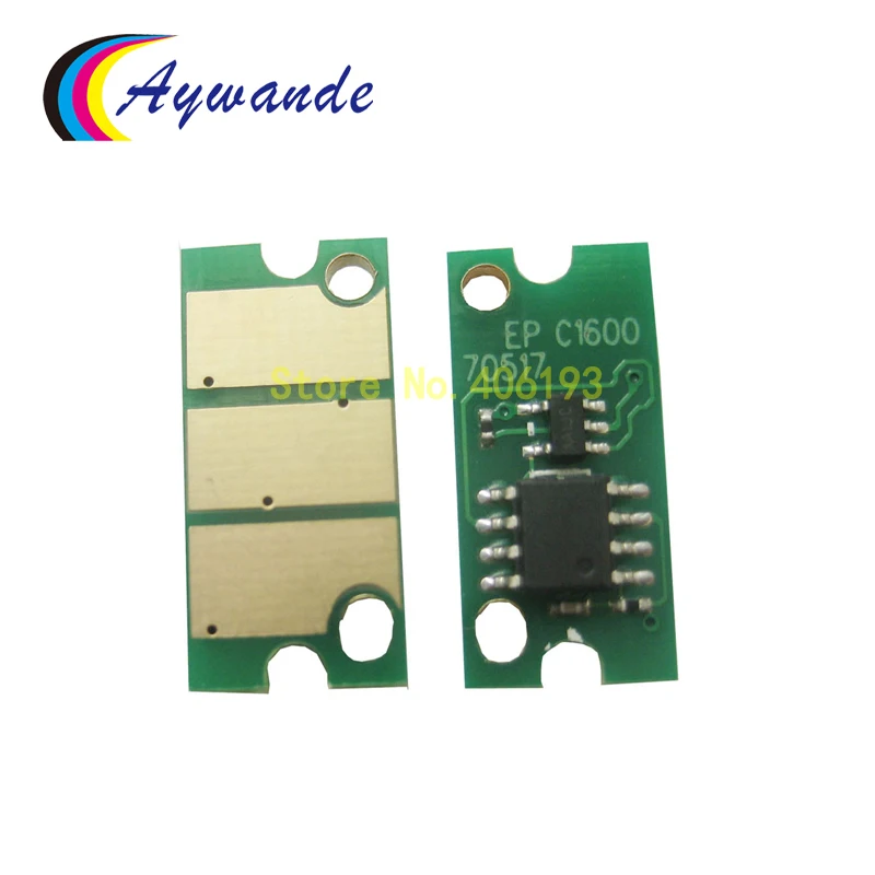 8 х чип картриджа для тонера OKI C110 C130 C130n MC160 MC160n 44250716 44250715 44250714 44250713|toner chips|chip toneroki