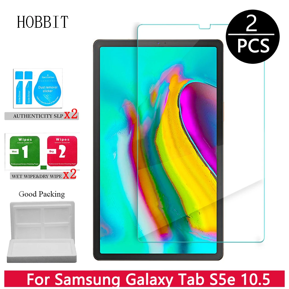 

2 шт. закаленное стекло для защиты экрана для Samsung Galaxy Tab S5e 10,5 2019 T720 T725 720 725 устойчивая к царапинам Защитная пленка для планшета