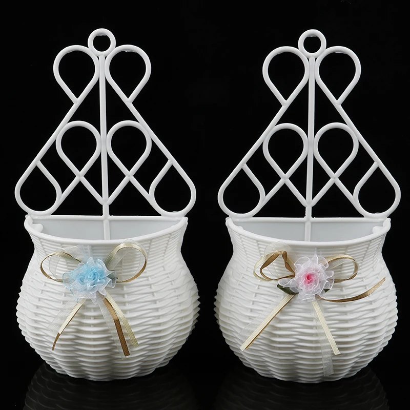 Подвесная корзина для цветов сада вечевечерние ваза ручной работы органайзер