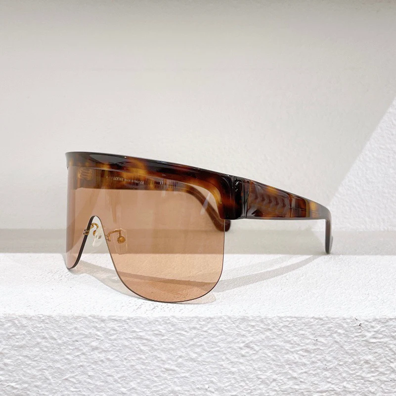 

One-piece lens goggles goggles fashion women sunglasses 40034 large frame glasses