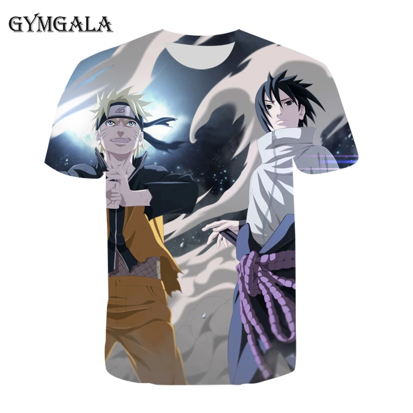 

New street Harajuku style Kids T-shirt 3D printing custom Kakashi animation casual fashion round neck baby short sleeves